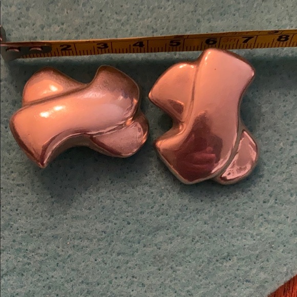 Sterling silver vintage clips